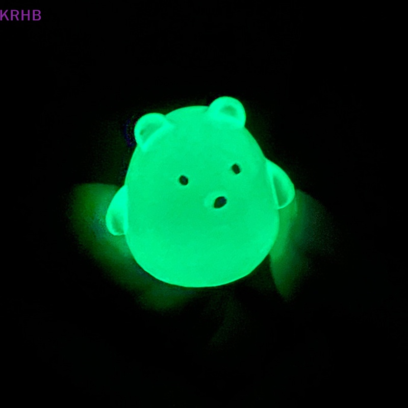 Gấu Đồ Chơi Ba Chiều Bằng Nhựa Resin Phát Sáng Ba Chiều DIY Mới