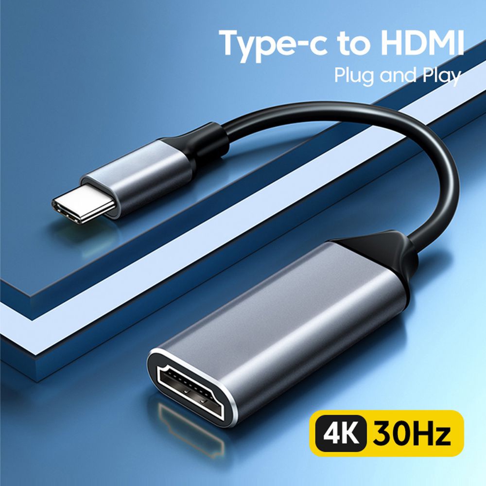 Cáp ChuyểN ĐổI Type C Sang HDMI-Compatible 4K 60Hz USB C Sang Hd Cho Laptop / PC / MáY TíNh BảNg /