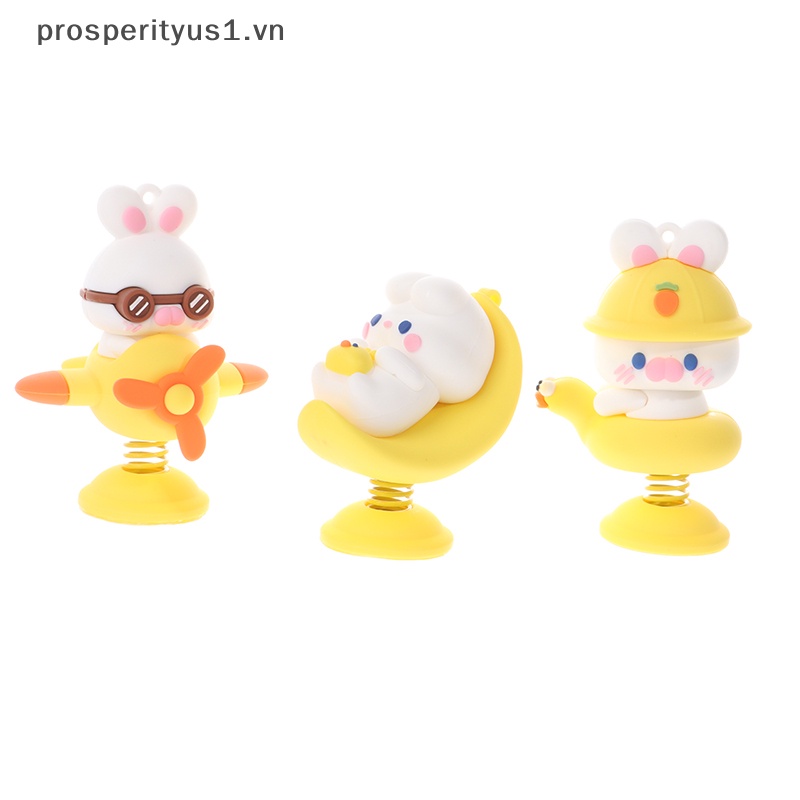 [prosperityus1] Đồ Chơi Lò Xo Lắc Đầu Hình Động Vật Hoạt Hình Dễ Thương Làm Quà Tặng Nội Thất Ô