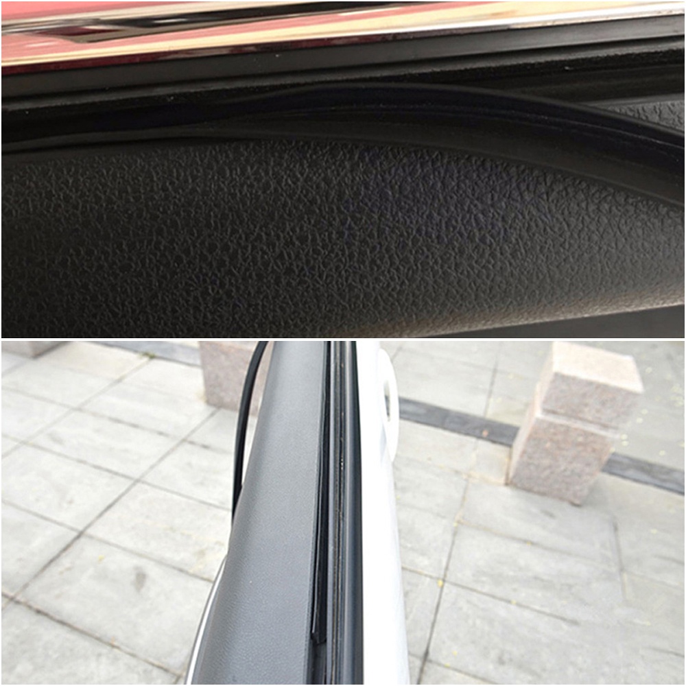 Cuộn Dây Dán Viền Cửa Sổ Xe Hơi Chống Ồn Màu Đen Dài 2M