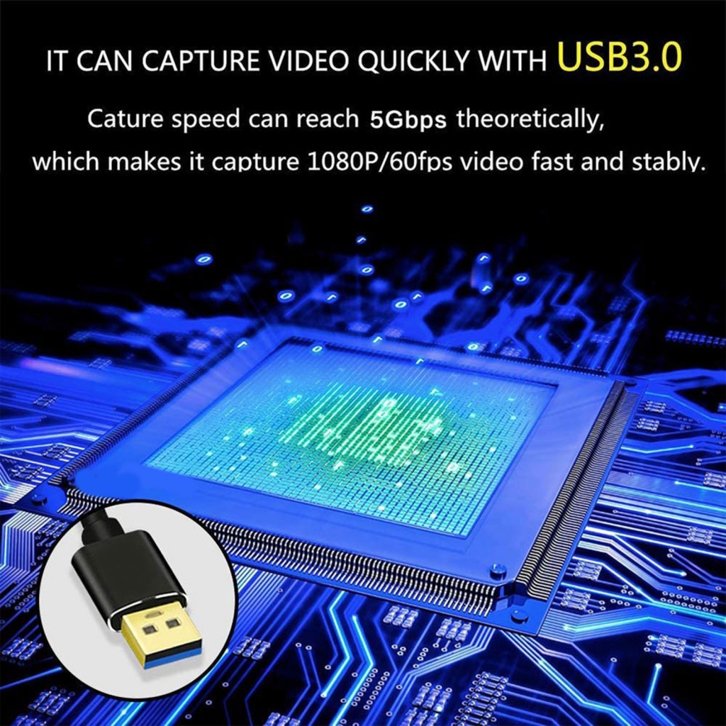 Thẻ Ghi Hình Video RGA 1080p 60fps USB HDMI Chất Lượng Cao