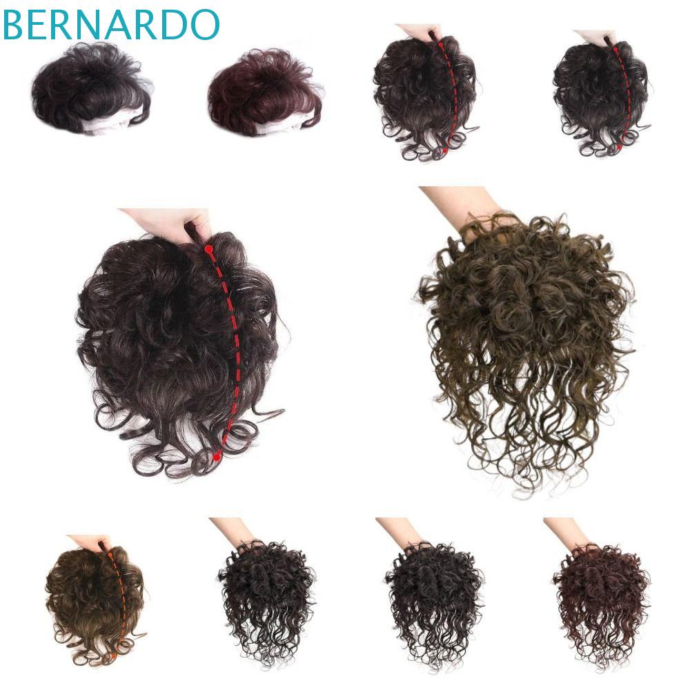 Tóc Giả Màu Đen Vô Hình Bằng Sợi Chịu Nhiệt Tự Nhiên Cho Nữ BERNARDO