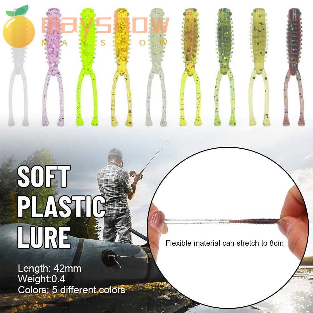 Set 30 Mồi Giun Giả Nhử Cá 4.2cm / 0.4g