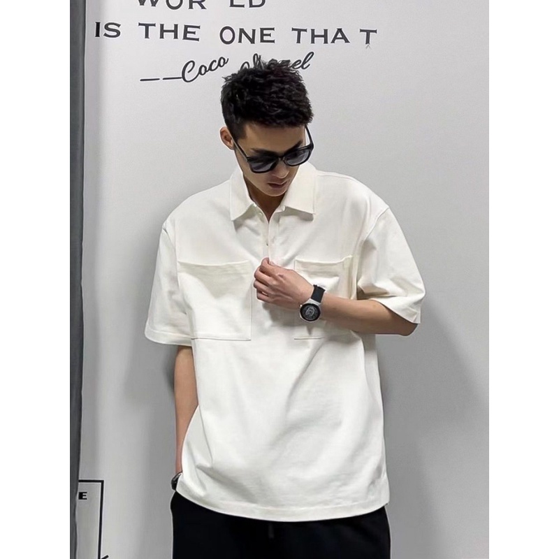 Áo Thun POLO Tay Ngắn Cỡ Lớn 150kg Thời Trang Mùa Hè Hàng Mới Dành Cho Nam