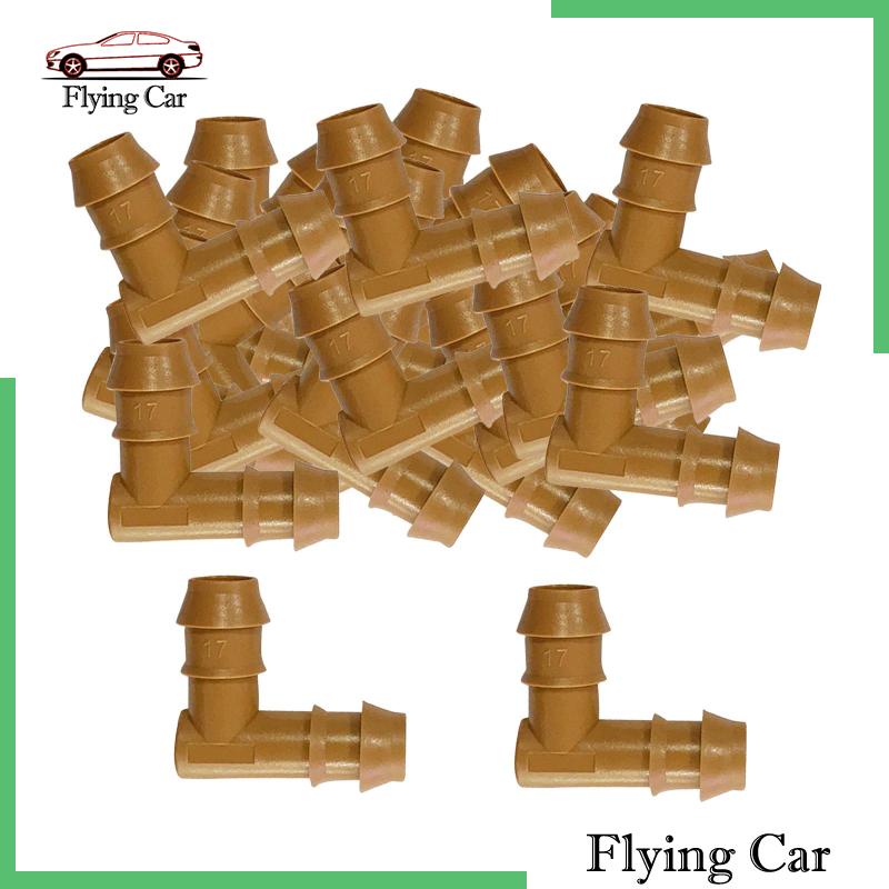 Set 2 / 100 Đầu Nối Ống Nước Nhỏ Giọt Cho Cây Trồng Sân Vườn