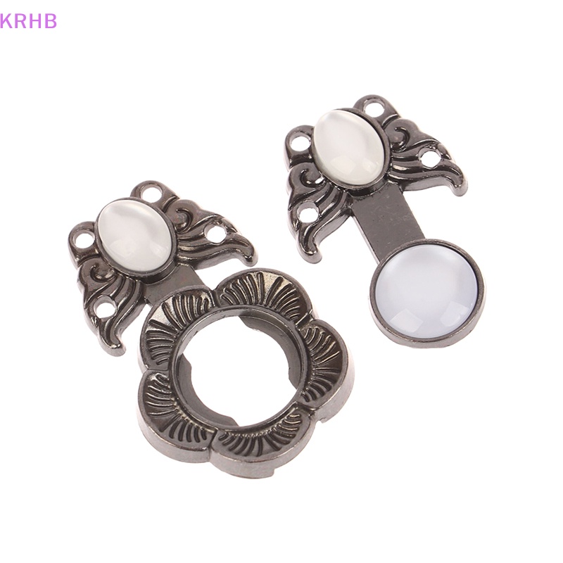 1 Cặp Nút Kim Loại Nối Dài Thắt Lưng Quần Jean Có Thể Điều Chỉnh Tiện Dụng Mới