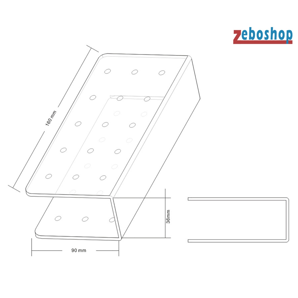 1 Giá Đỡ Kẹo Mút Hình Chữ Nhật Bằng Acrylic Hai Lớp Dùng Trưng Bày Tiệc Cưới