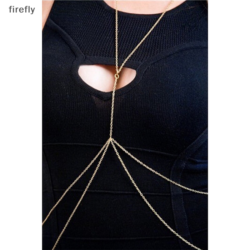 [firefly] Vòng cổ Đeo Hông Bằng Vàng Thời Trang Đi Biển Quyến Rũ Cho Nữ