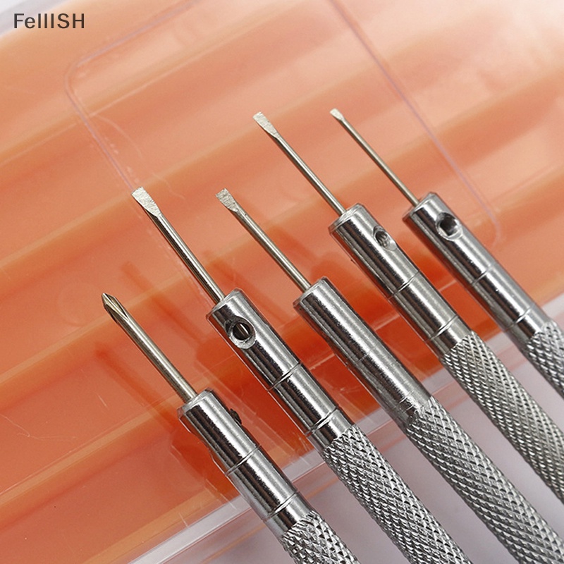 Bộ 1 / 5 Tua Vít 0.8-1.6mm Chuyên Dụng Sửa Chữa Đồng Hồ Đeo Tay 439br