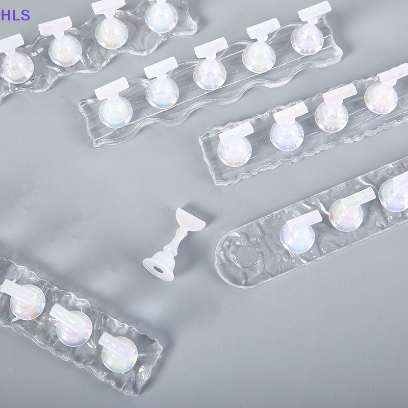 Giá Đỡ Trưng Bày Móng Tay Giả Từ Tính Bằng Acrylic Tiện Dụng Cho Salon