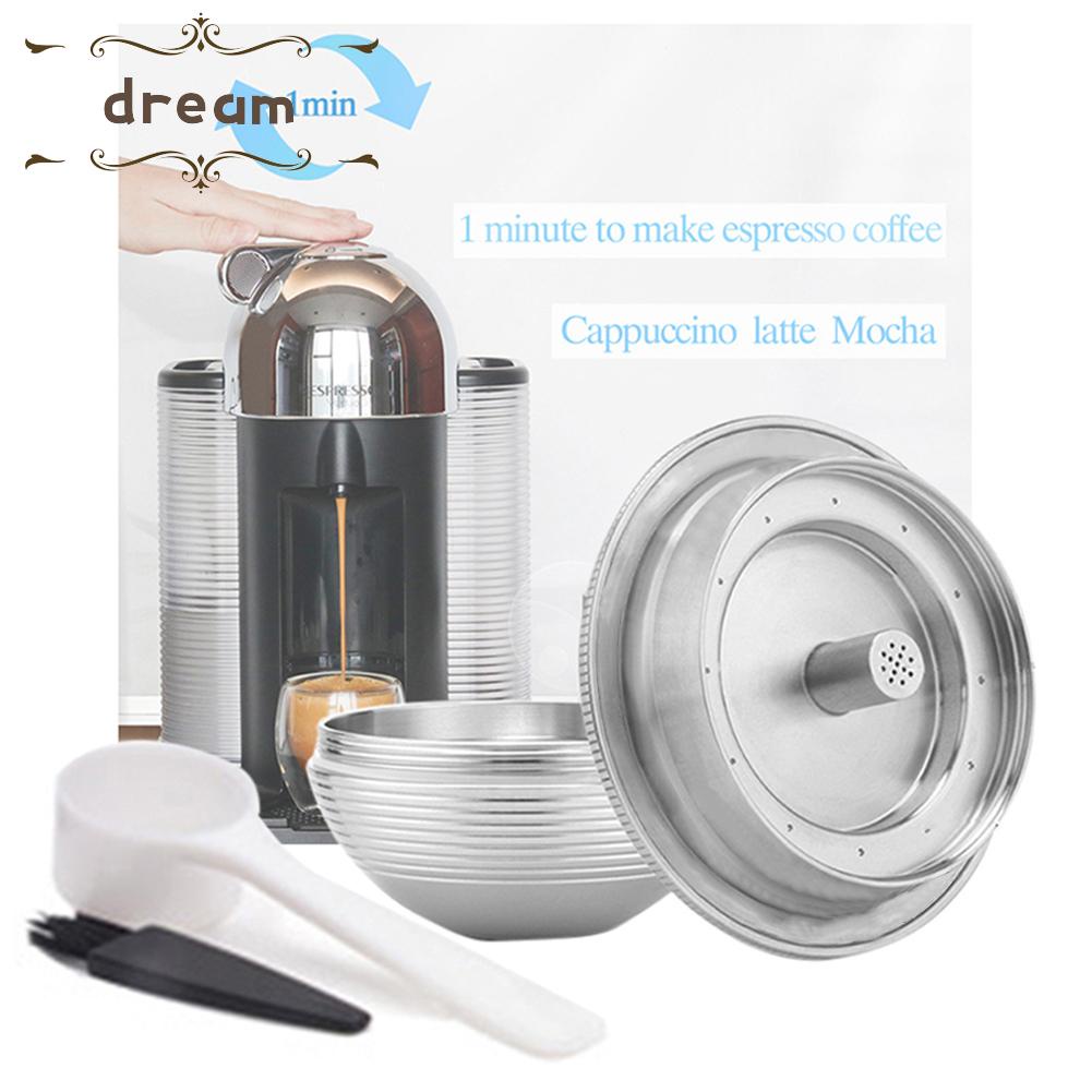 【DREAMLIFE】Capsule cup Replacement Part Tool Spoon Brush Set 58*30mm Stainless steel