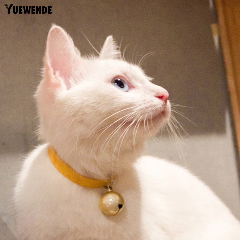 Yq.e Vòng Cổ Gắn Chuông Thoáng Khí Tháo Gỡ Nhanh Trang Trí Cho Thú Cưng