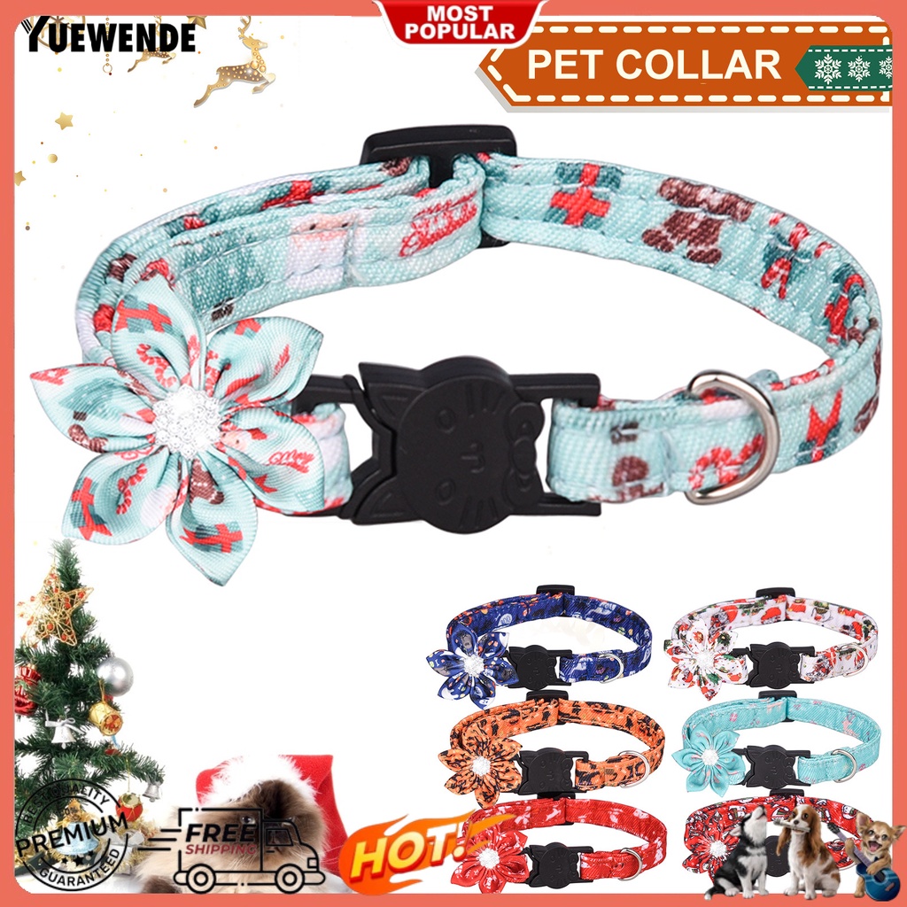 Yq.e Phụ Kiện Dây Đeo Cổ Thú Cưng Hình Hoa Hướng Dương Dẻo Dễ Thương