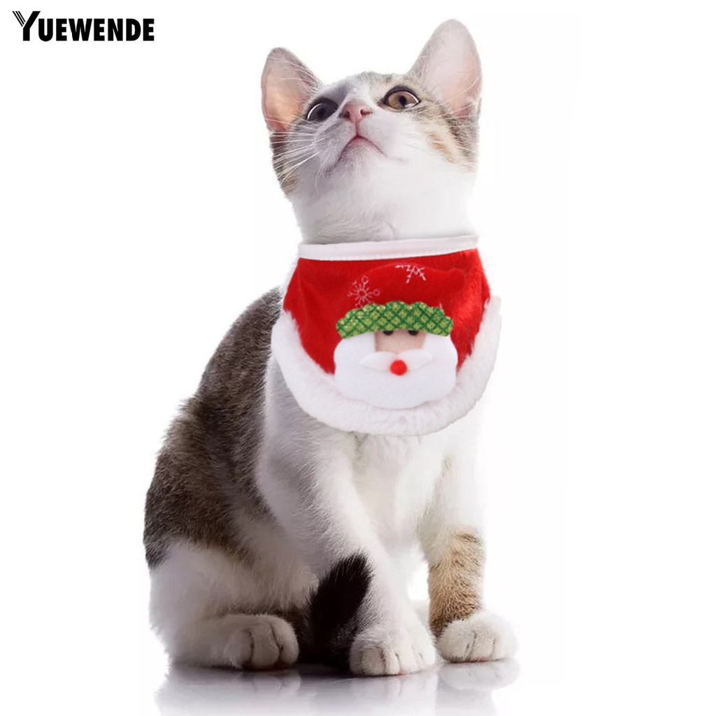 Yq.e Khăn Yếm Tam Giác In Họa Tiết Hoạt Hình Giữ Ấm Mùa Đông Cho Thú Cưng