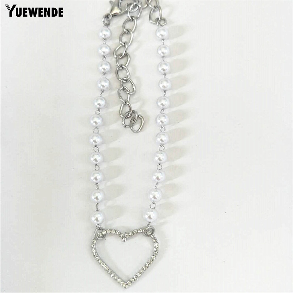 Yq.e Vòng Cổ Mặt Trái Tim Rỗng Bằng Đồng Sáng Bóng Chống Dao Trang Trí Vòng Cổ Dành Cho Cún Cưng Đám Cưới