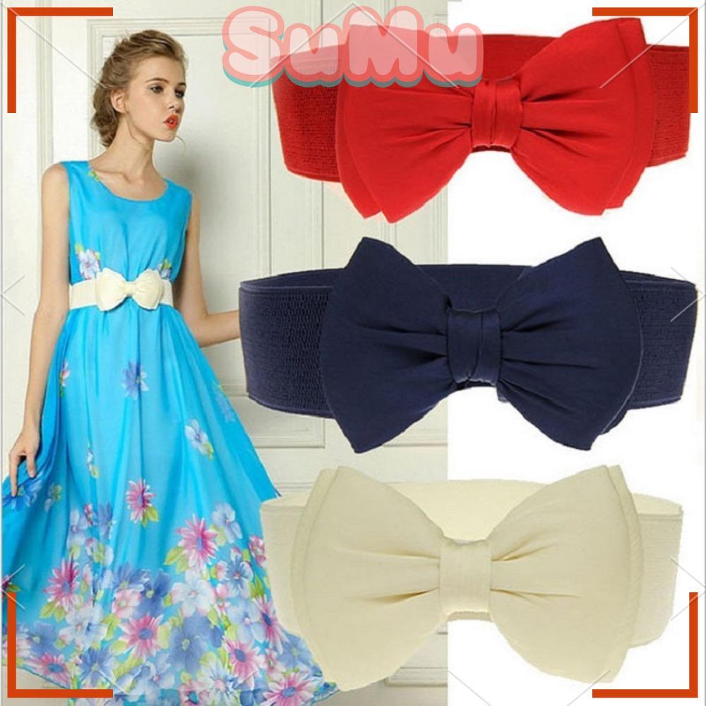 SUMU Thắt Lưng Co Giãn Kiểu Dáng Cổ Điển Cho Nữ