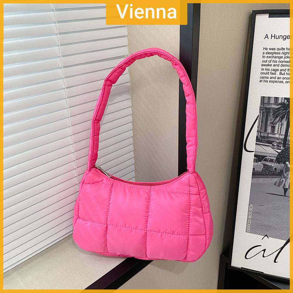 Túi Đeo Vai / Kẹp Nách Nhồi Bông Mềm Mại Giữ Ấm Mùa Đông Đơn Giản Thời Trang