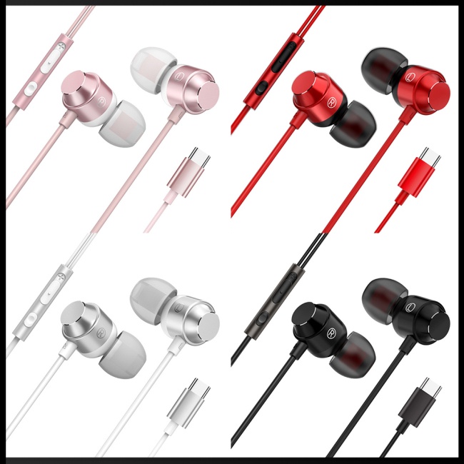 Tai Nghe Zevaret Type-C Có Nam Châm Điều Khiển Và Mic Cho 9 8 7 Pro P50 Pro