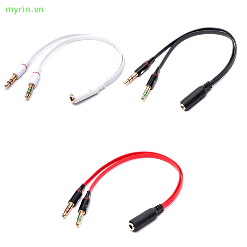 Dây Cáp Âm Thanh Chia 2 Cổng 3.5mm