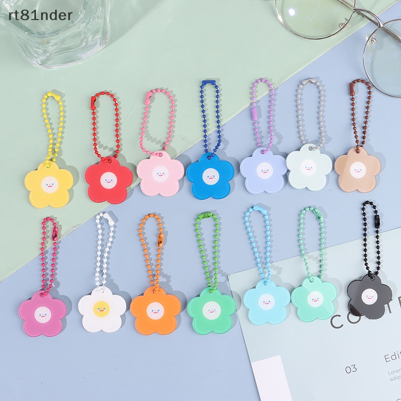 Móc Khóa Hình Bông Hoa Mặt Cười Dễ Thương