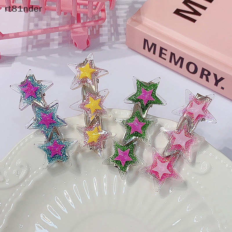 Kẹp Tóc Hình Ngôi Sao Trong Suốt Lấp Lánh Thời Trang Cho Nữ