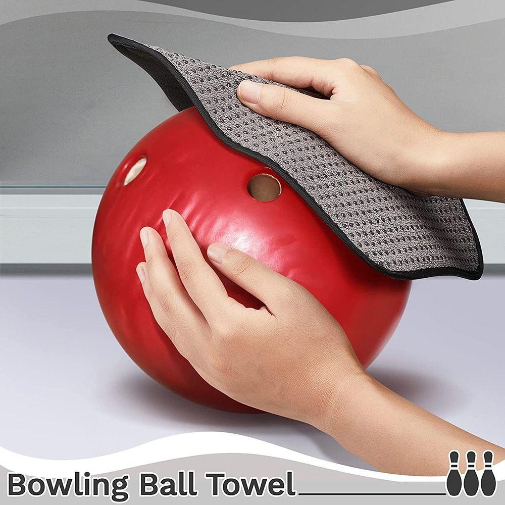 .Khăn Lau Bóng Bowling Mềm Mại Chống Thấm Nước Có Tay Cầm EZ Dành Cho Bóng Bowling