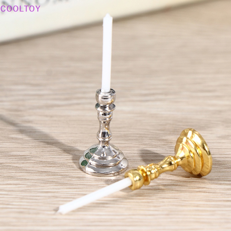 1 Cặp Giá Đỡ Mô Hình Candelabra Trang Trí Nhà Búp Bê 1: 12