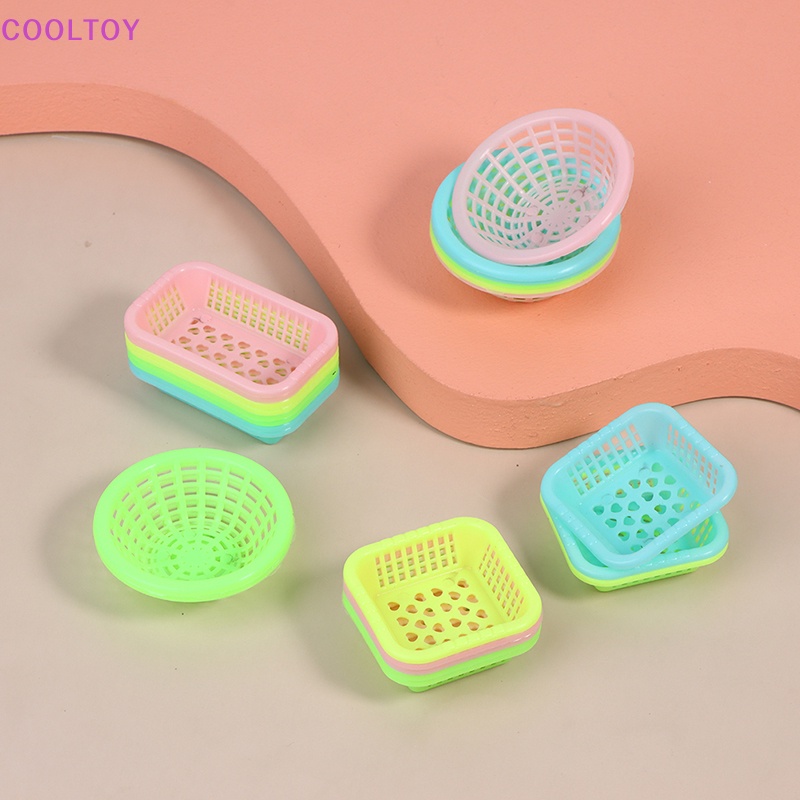 Bộ 5 Giỏ Đựng Rau Củ Quả Đồ Chơi BúP Bê Tỷ Lệ 1: 12