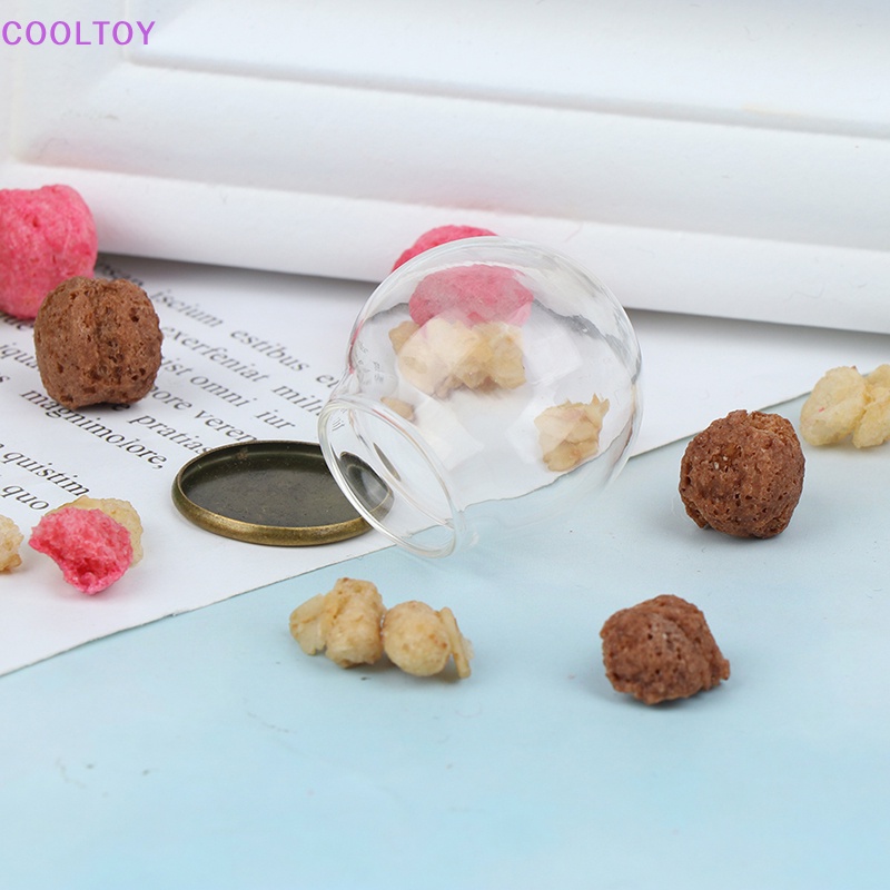 Cooltoy Hũ Thủy Tinh Đựng Bánh Kẹo Mini 1: 12 Có Nắp Cho Nhà Búp Bê