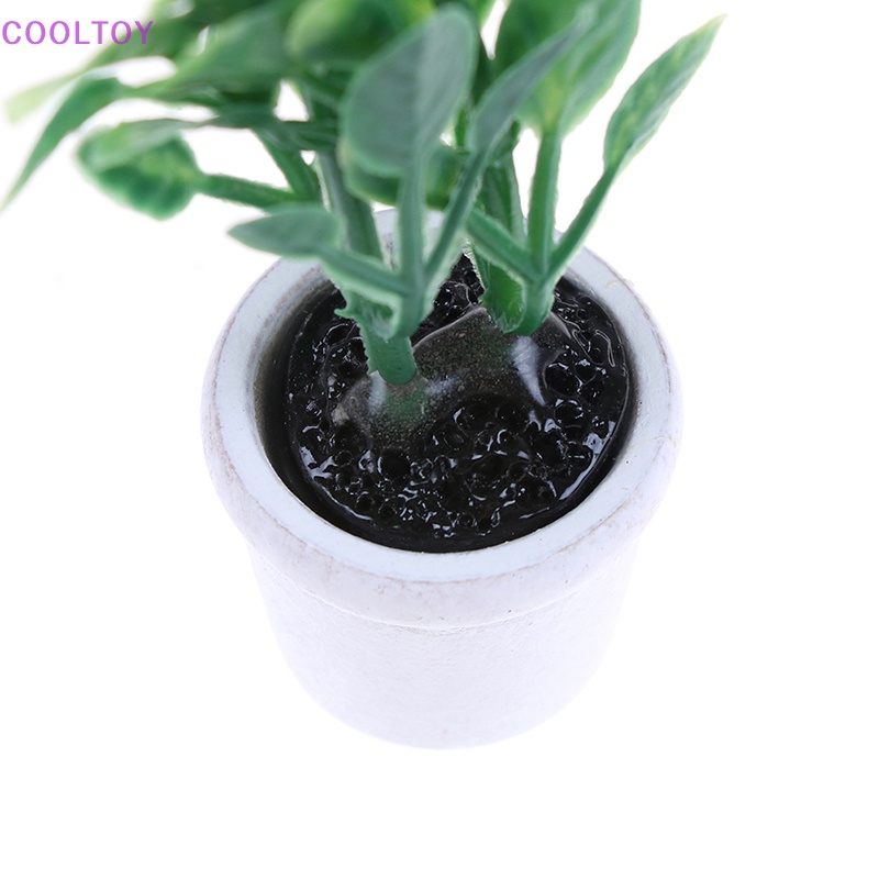 Cooltoy Mô Hình Đồ Nội Thất Miniatura Màu Xanh Lá Cây Trang Trí Nhà Búp Bê DIY 1: 12