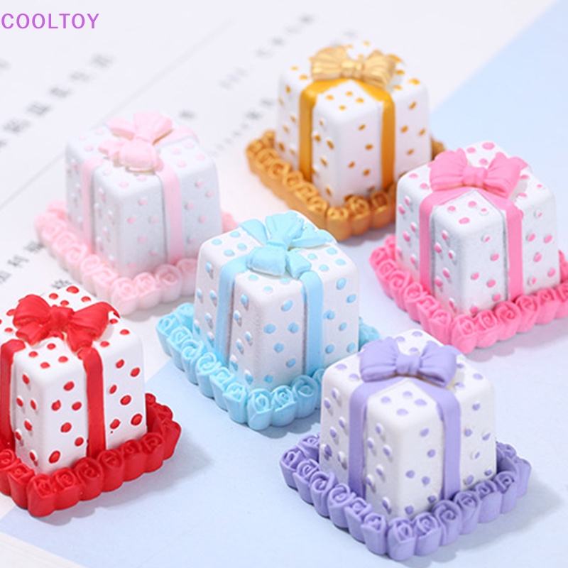 Cooltoy Mô Hình Bánh Kem mini Tỉ Lệ 1: 12 Trang Trí Nhà Búp Bê