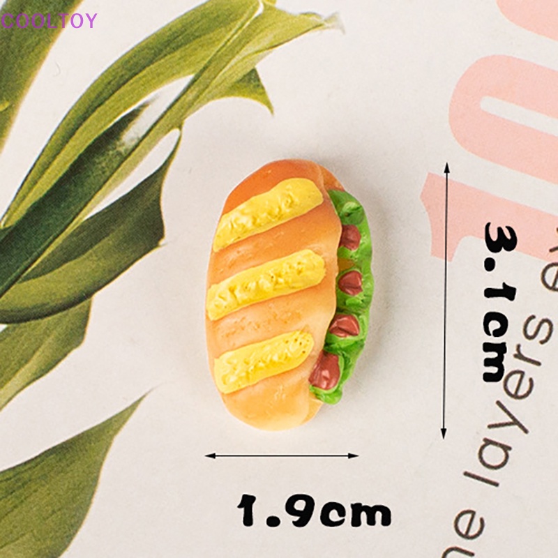 Cooltoy Set 6 Mô Hình Bánh Mì Mini Trang Trí Phong Cảnh Nhà Búp Bê