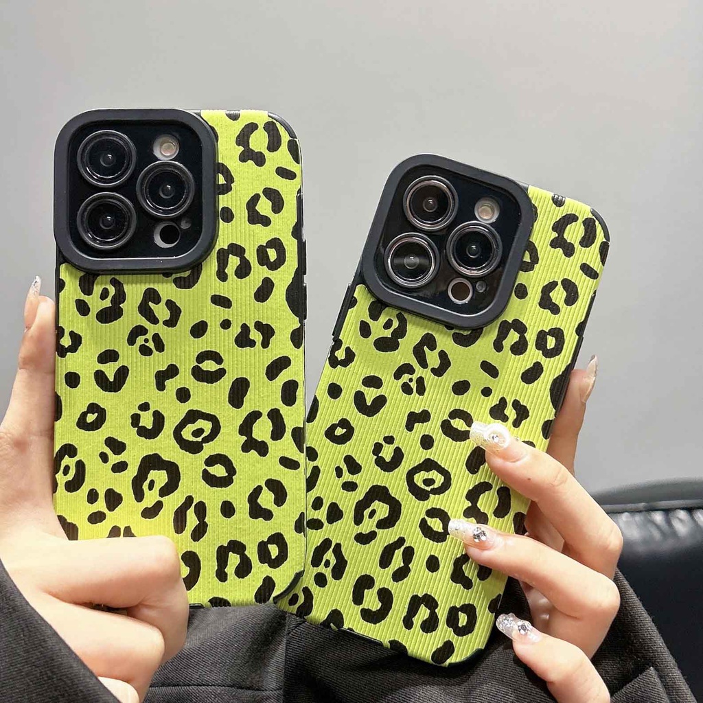 Ốp Điện Thoại Chống Sốc Họa Tiết Da Báo Cho iPhone 11 Pro Max 12 13promax 14 XS XSMAX 7P 8P