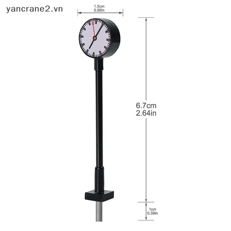{YAN2} Đồng Hồ Nền Mô Hình Xe Lửa Mini Đèn Led Nhấp Nháy {yancrane2.vn}