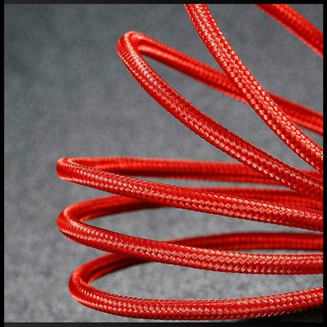 Cáp Sạc Nhanh / Truyền Dữ Liệu Type-C 8 Pin Thiết Kế Dây Bện Nylon Phát Sáng Cho Android