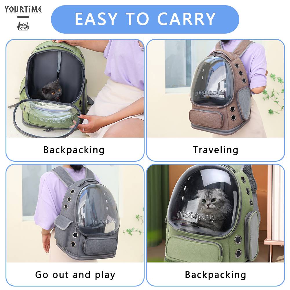 Ba Lô Địu Thú Cưng Thiết Kế Thoáng Khí Di Động Tiện Lợi
