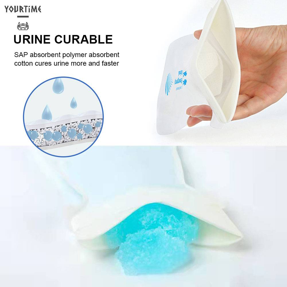 Túi Đi Vệ Sinh 700ml Tiện Lợi Cho Nam Nữ