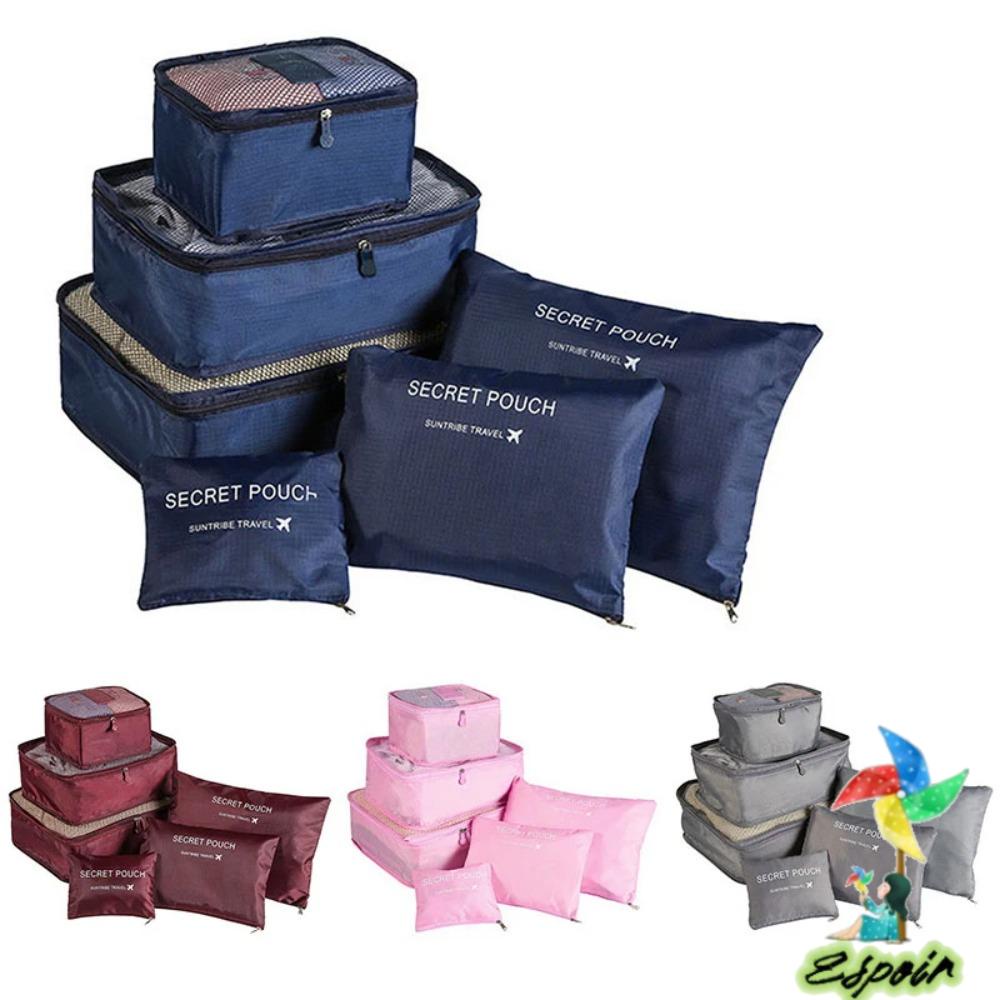 Bộ 6 Túi Đựng Đồ Du Lịch Gọn Gàng Tiện Dụng Ốp