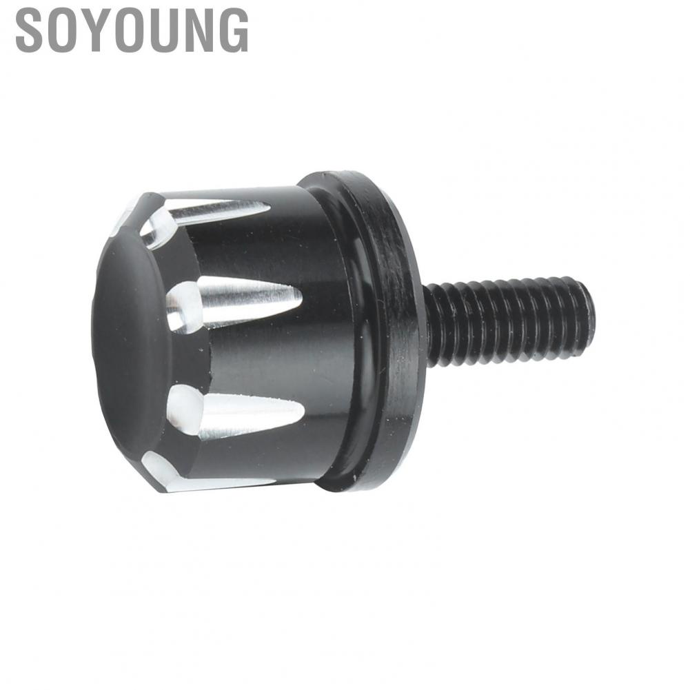 Soyoung Motorcycle Seat Mount Bolts Screw with 1/4in-20 Thread Fit for Iron 883/Forty Eight/Roadster
