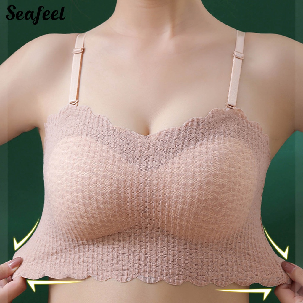 Áo Ngực Thể Thao Hai Dây Có Đệm Ngực Không Gọng Thép Chống Trượt Dễ Điều Chỉnh Thời Trang Mùa Hè Cho Bạn Gái