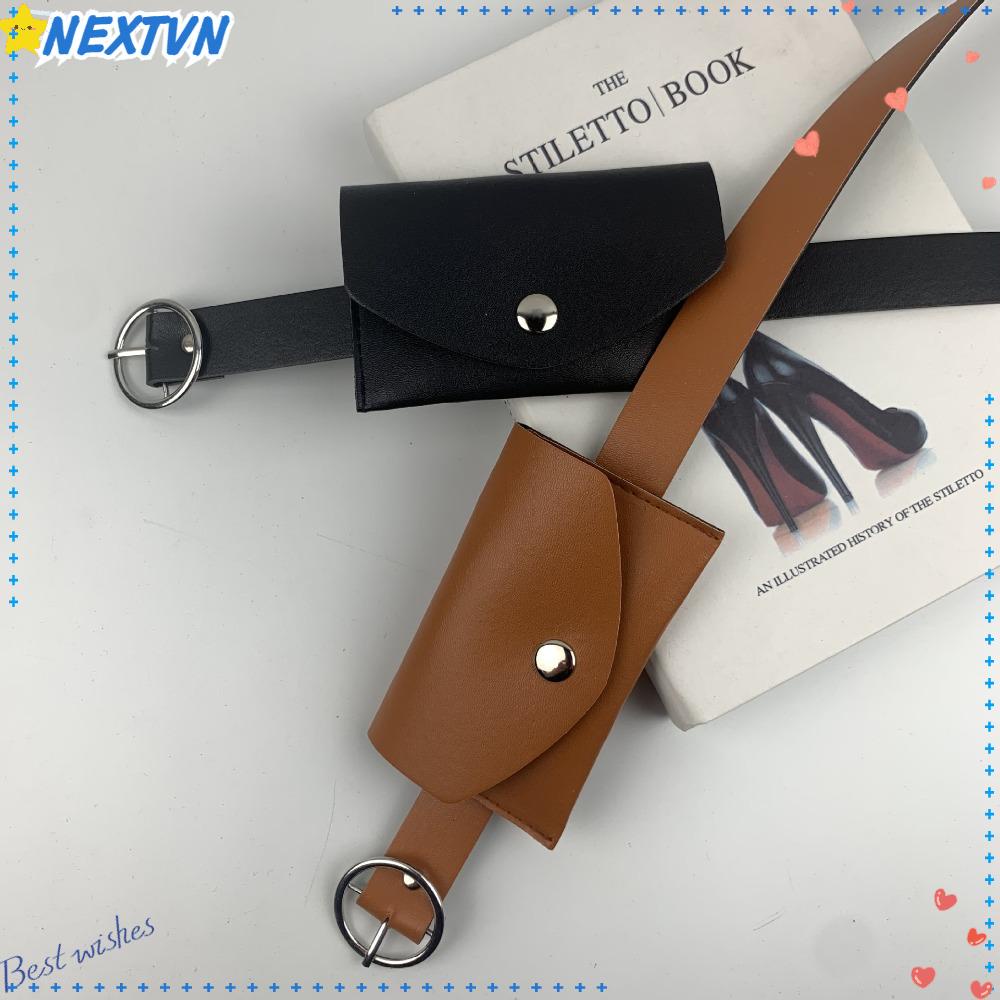 Thắt Lưng Phối Khóa Kim Loại Thời Trang Cho Nữ