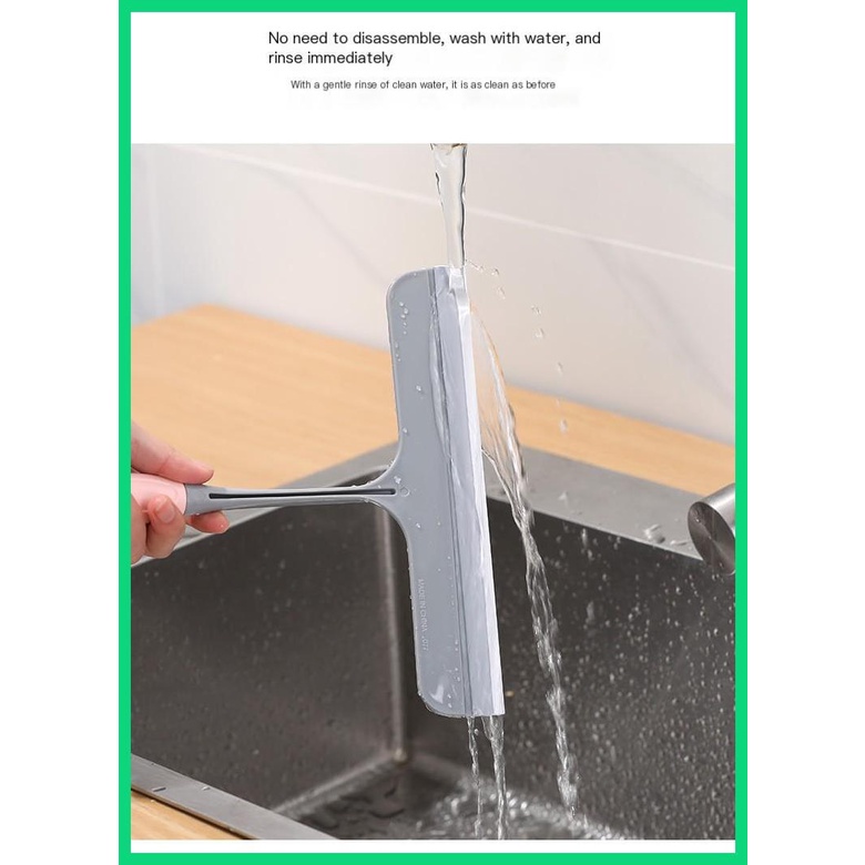 Dụng Cụ Vệ Sinh Cửa Kính Bằng Silicon Chống Trượt Tiện Dụng