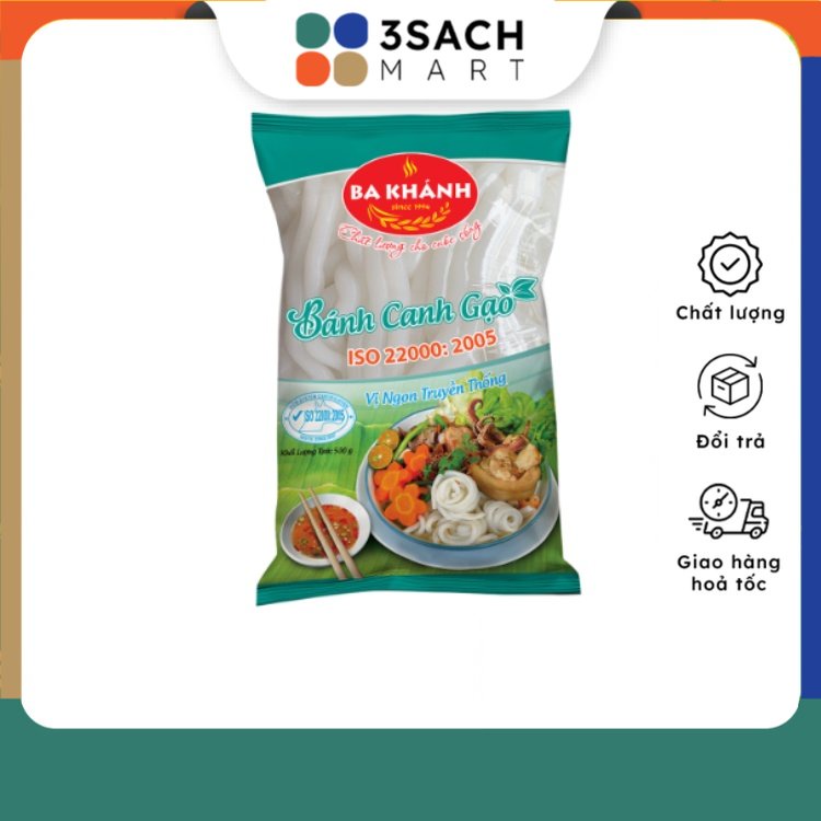 Bánh Canh Gạo Ba Khánh (Túi 500g)