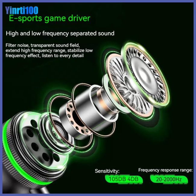 Tai Nghe Nhét Tai Jack C / 3.5mm Chuyên Dụng Cho Game Thủ