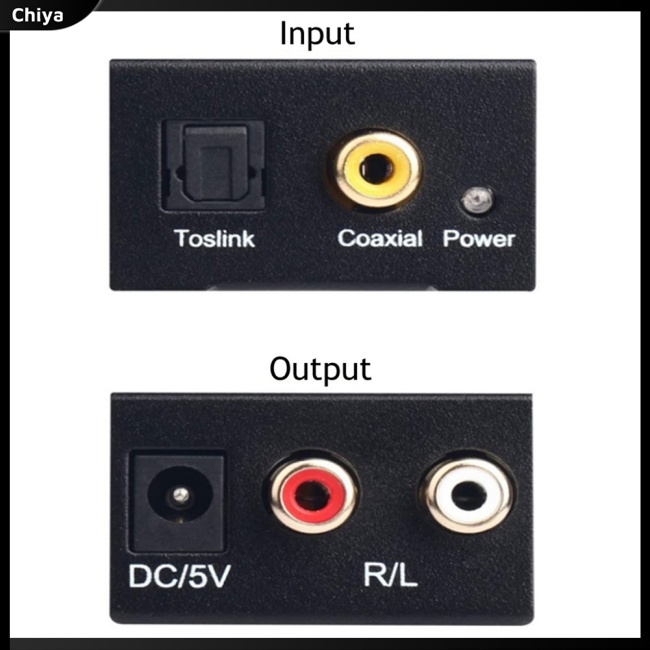 Bộ Chuyển Đổi Giải Mã Âm Thanh Kỹ Thuật Số Giắc Cắm 3.5mm Sang Analog Aux - rca L / r