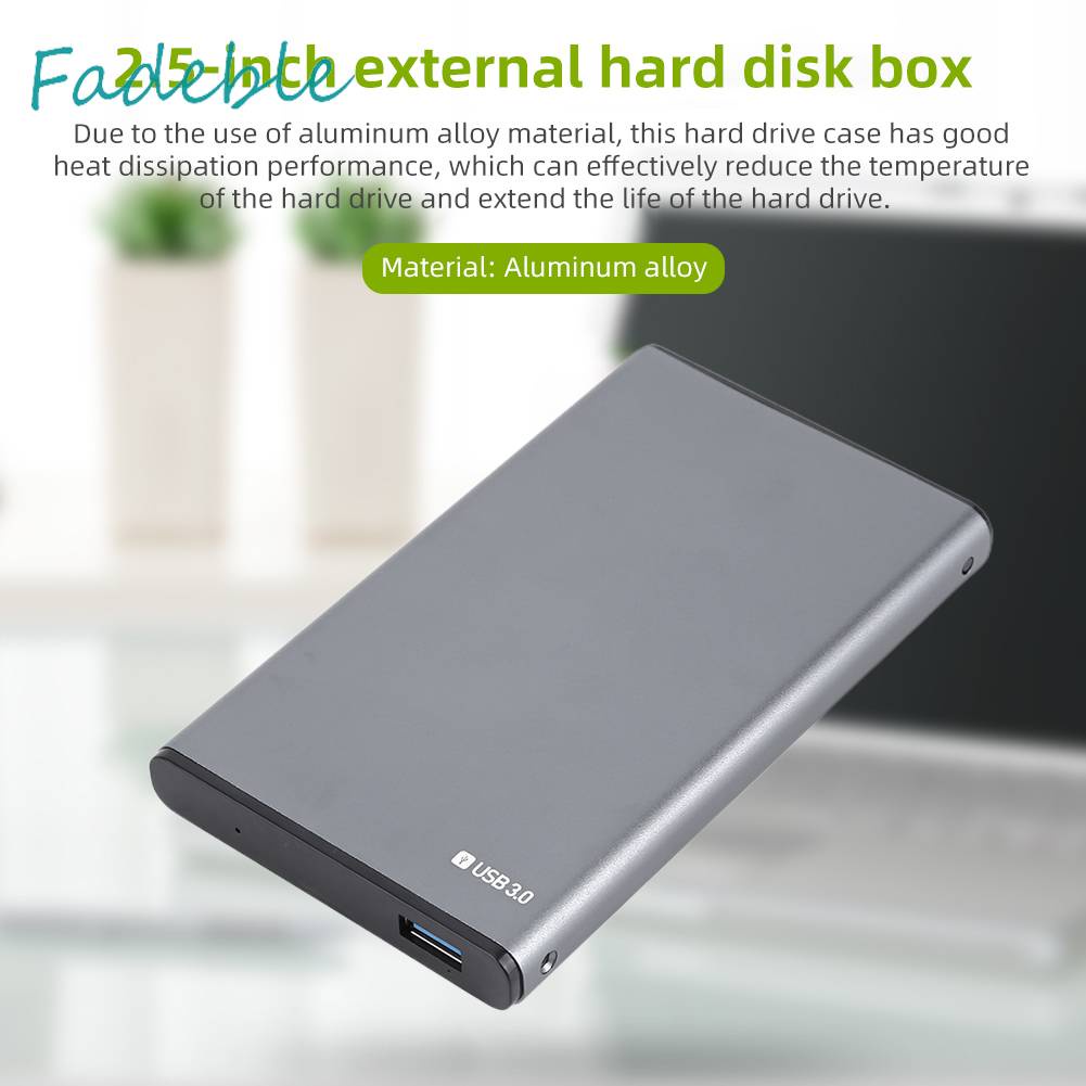 Ổ Cứng Ngoài HDD 2.5 Inch Bằng Hợp Kim Nhôm Cho PC / Desktop / Laptop