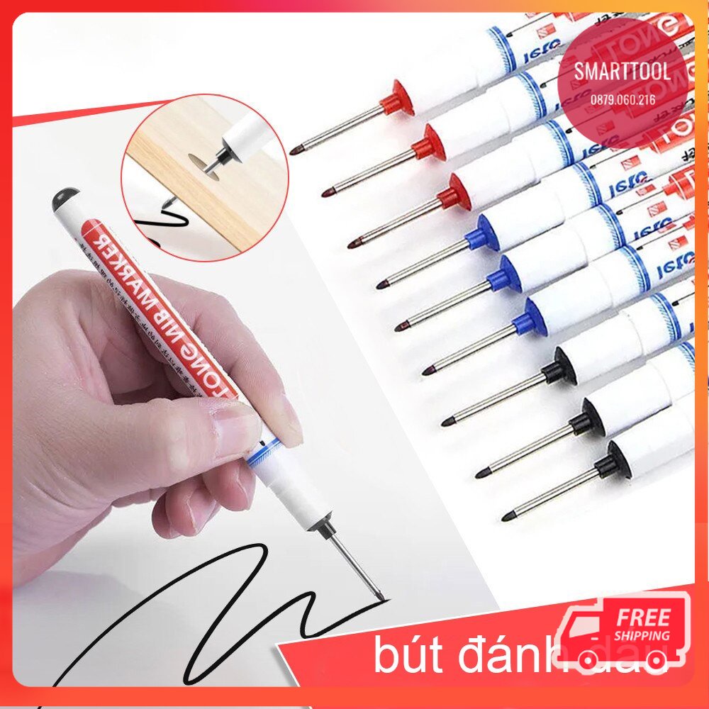 Bút đánh dấu ngòi dài 20mm dùng trong làm gỗ cơ khí phòng tắm xây dựng Smarttool