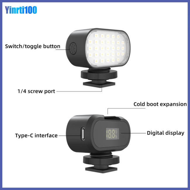 Tấm Lọc Ánh Sáng 800LUX Góc 120 Độ Tùy Chỉnh 6 Màu Kèm Phụ Kiện Cho Camera