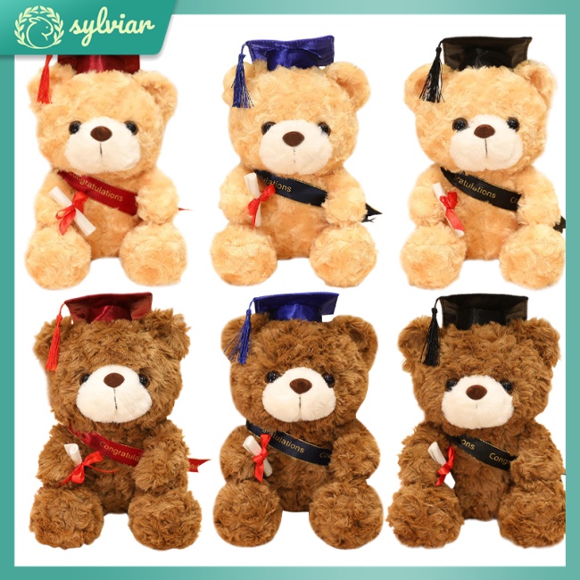 Thú Nhồi Bông Hình Chú Gấu Đội Nón Tốt Nghiệp Dễ Thương