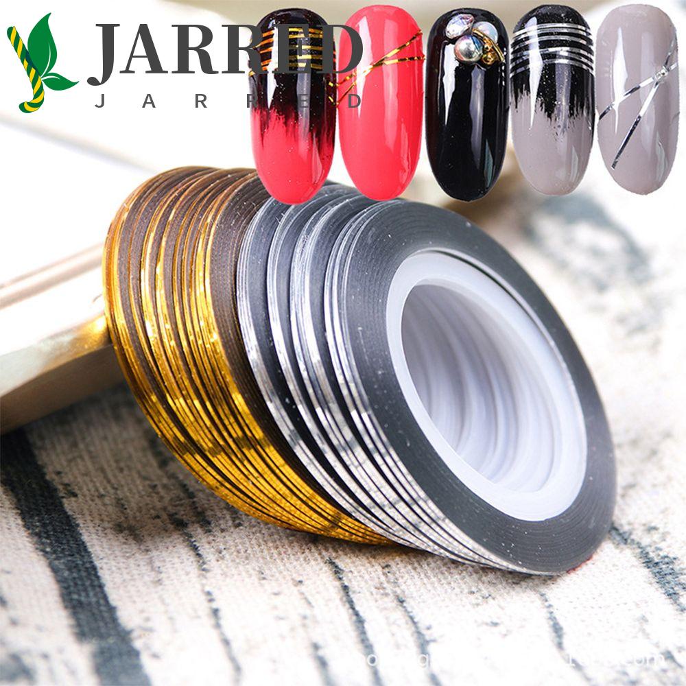 Set 3 Cuộn Băng Dính 3D Ánh Kim Trang Trí Móng Tay Nghệ Thuật